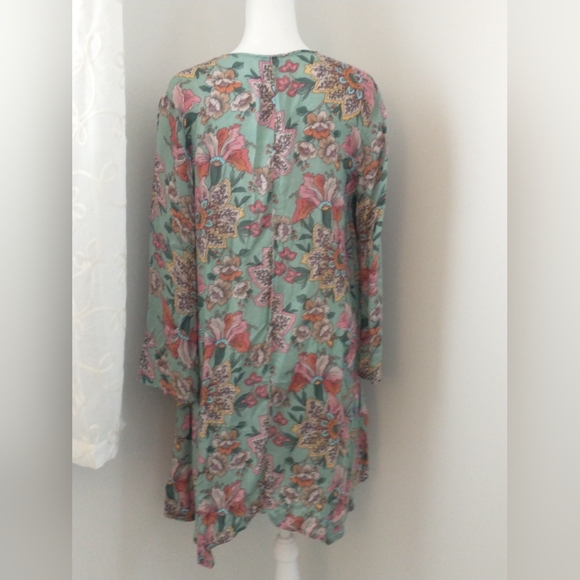 New Haute Hippie Tribe Floral Kimono Cardigan S - Picture 5 of 9